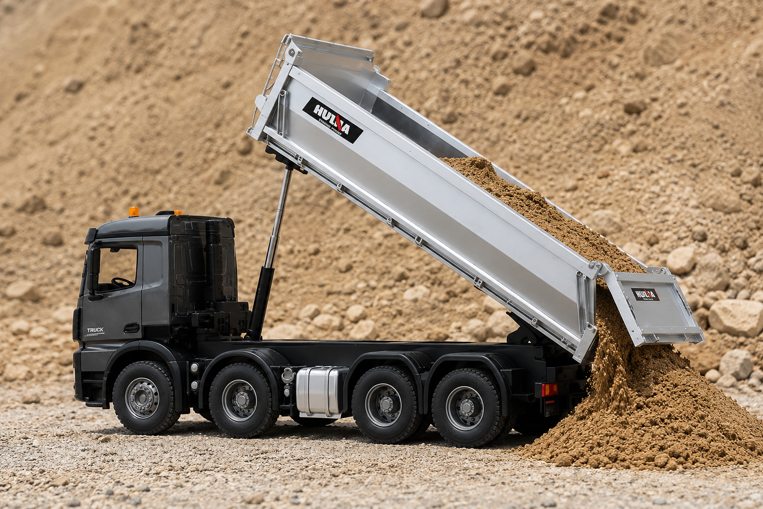Huina 1536 PRO 1:14 RC Dump Truck | 13CH Construction Vehicle